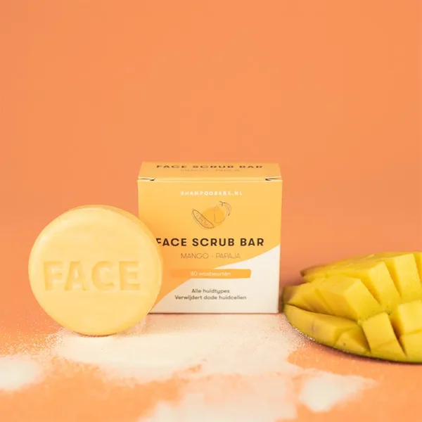 Face Scrub Bar Mango – Papaja - Afbeelding 2